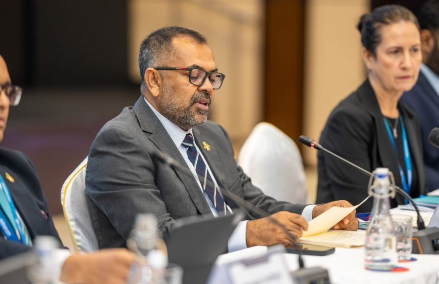 Minister Moosa Zameer Delivers Keynote at 8th Asia Initiative Meeting in Malé