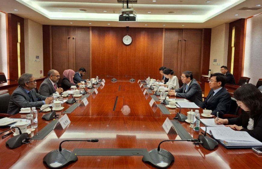 Finance Minister Moosa Zameer Meets with China Development Bank to Strengthen Financial Cooperation