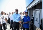 President Dr. Mohamed Muizzu Inaugurates New Modular Fuel Station in R. Dhuvaafaru, Boosting Affordable Fuel Access for Fishermen