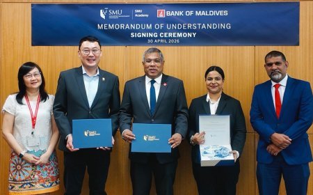 Bank of Maldives Formalises Strategic Partnership With Singapore Management University to Elevate Leadership and Professional Development
