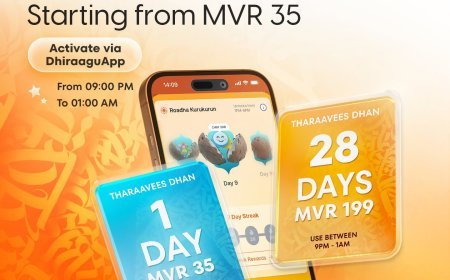 Dhiraagu Brings Unlimited Free Data for Tharaavees Dhan Every Night During Ramadan, Starting From Just MVR 35