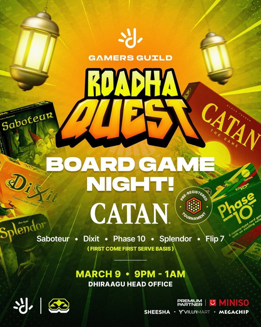 Dhiraagu Gamers Guild Launches Five-Night Roadha Quest Gaming Series Tonight at Dhiraagu Head Office
