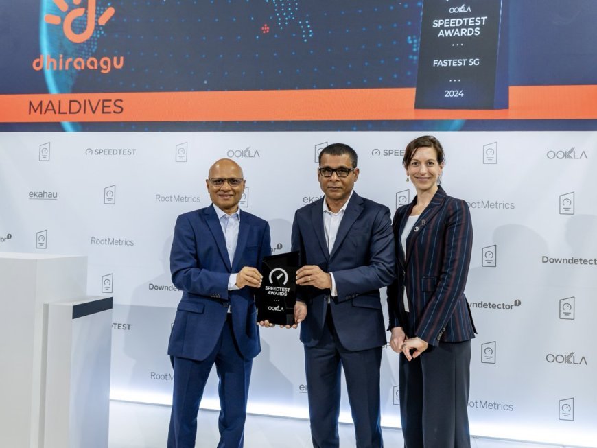 Dhiraagu Collects Three Ookla Speedtest Awards at Mobile World Congress Barcelona, Cementing Its 5G Leadership in the Maldives