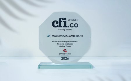 Maldives Islamic Bank Wins CFI.co's Champion of Integrated Islamic Financial Strategies – Indian Ocean 2026 Award