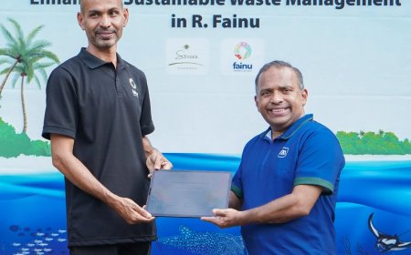 Maldives Islamic Bank and Soneva Namoona Successfully Complete Sustainable Waste Management Programme in R. Fainu