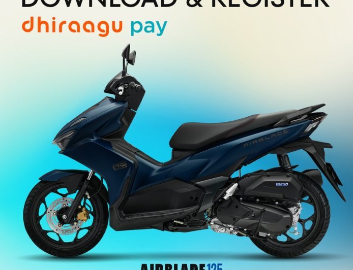 DhiraaguPay and Sheesha Launch Promotion Offering Honda Air Blade 125 Special Edition as Grand Prize